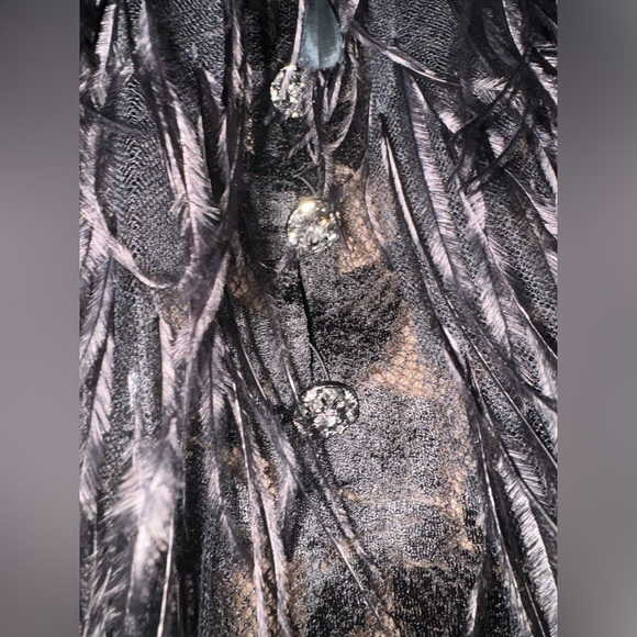 2022 Chanel Ready to wear ostrich trim dress - Picture 2 of 16